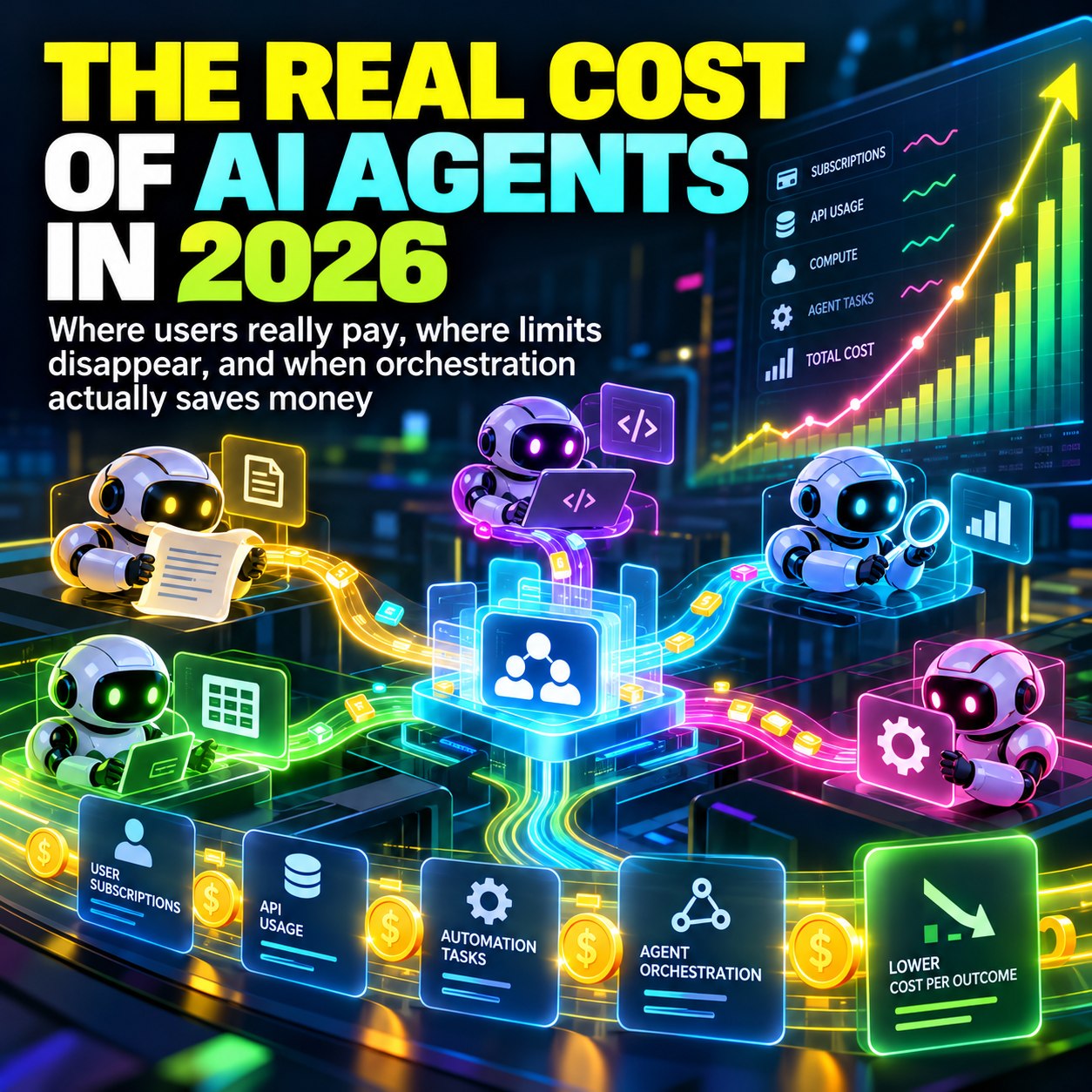 The Real Cost of AI Agents in 2026: Tokens, Limits & Savings