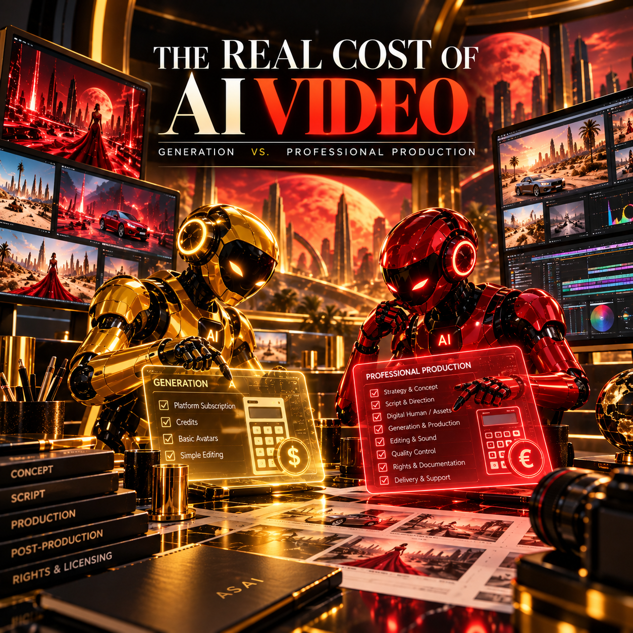 How Much Does an AI Video Really Cost? Generation vs. Professional Production